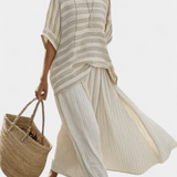 Isaura | Set Elegant Luxos din In și Bambus Daisy