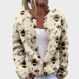 Alice - Cardigan Floral de Toamnă