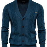 Palton din lână de lux pentru bărbați cu butoni