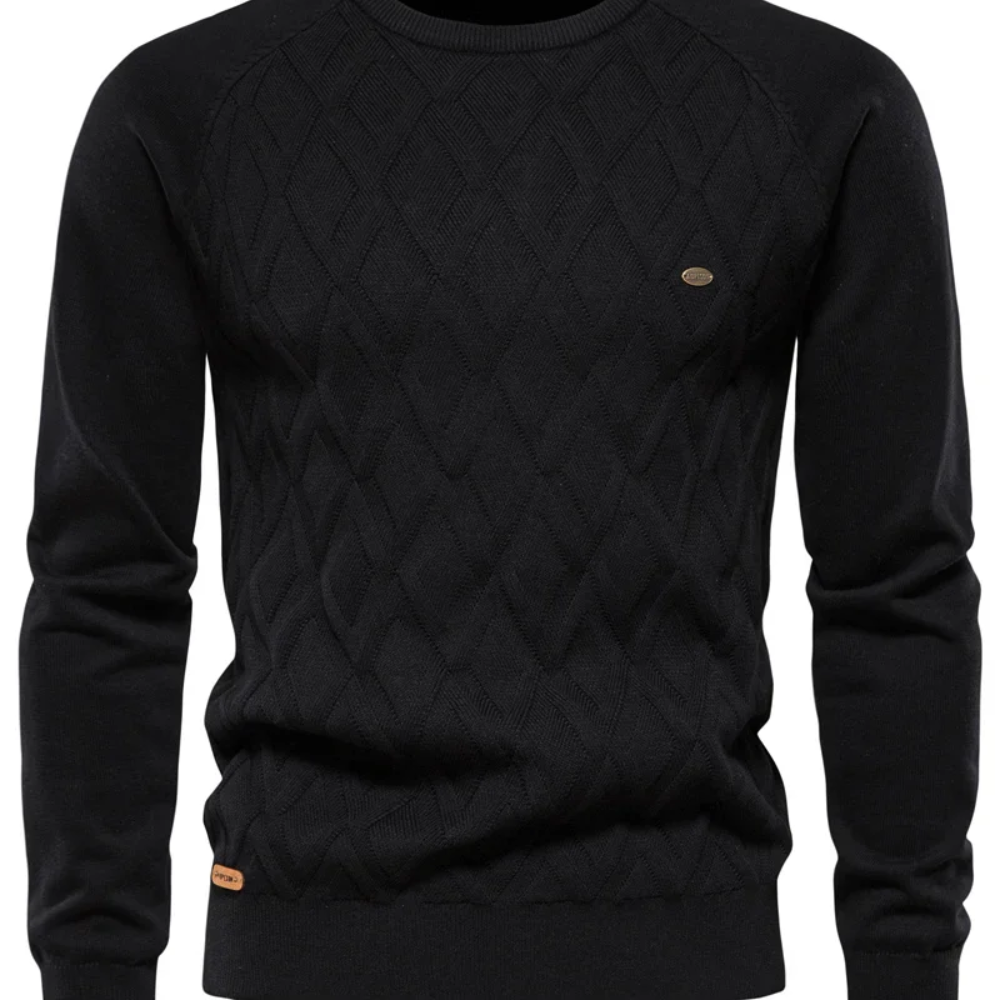 Cămașă pentru bărbați cu design în carouri V2