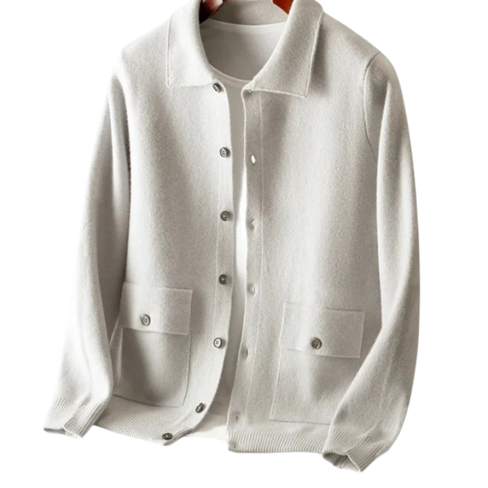 Cardigan din lână merino Janus