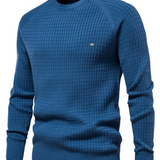 Pulover cu model în carouri pentru bărbați