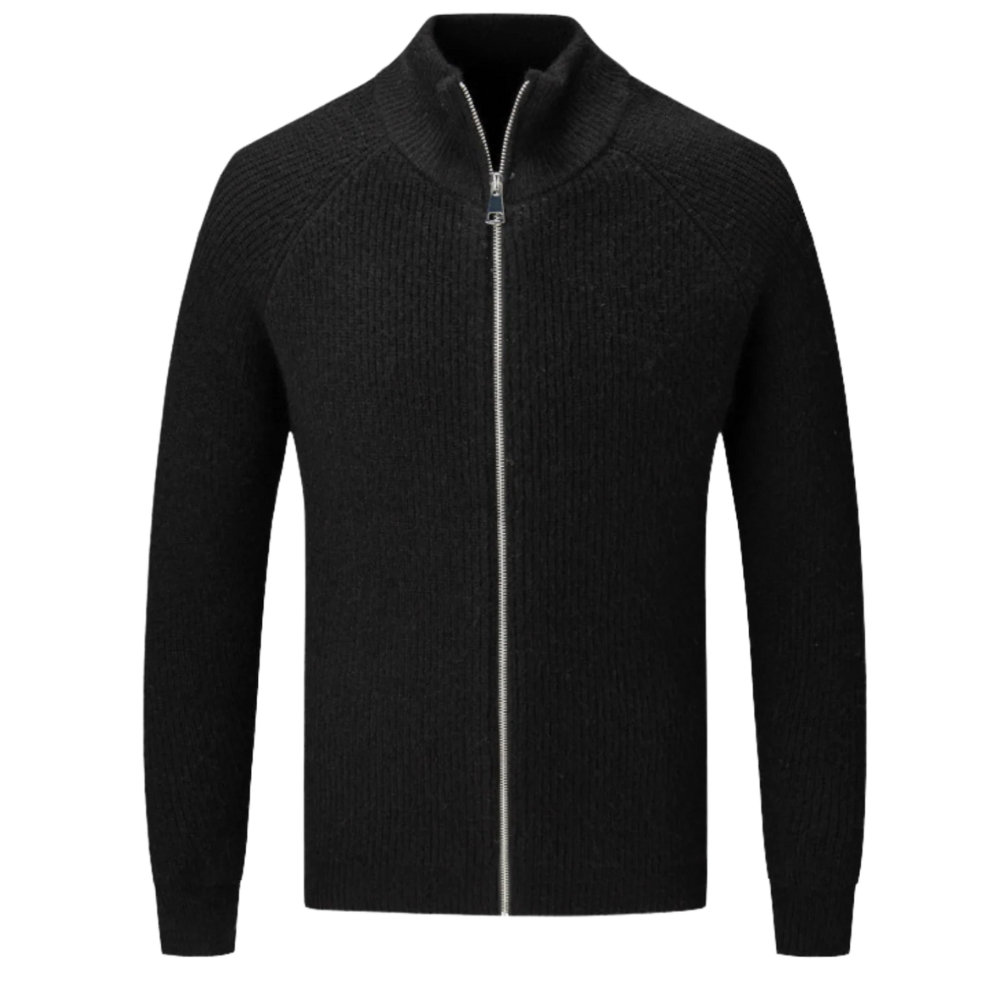 Cămașă din lână Merino cu fermoar Four Seasons