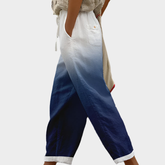 Pantaloni Relaxați cu Imprimare