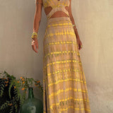 Bianca – Rochie cu Design Îndrăzneț și Decolteu Adânc