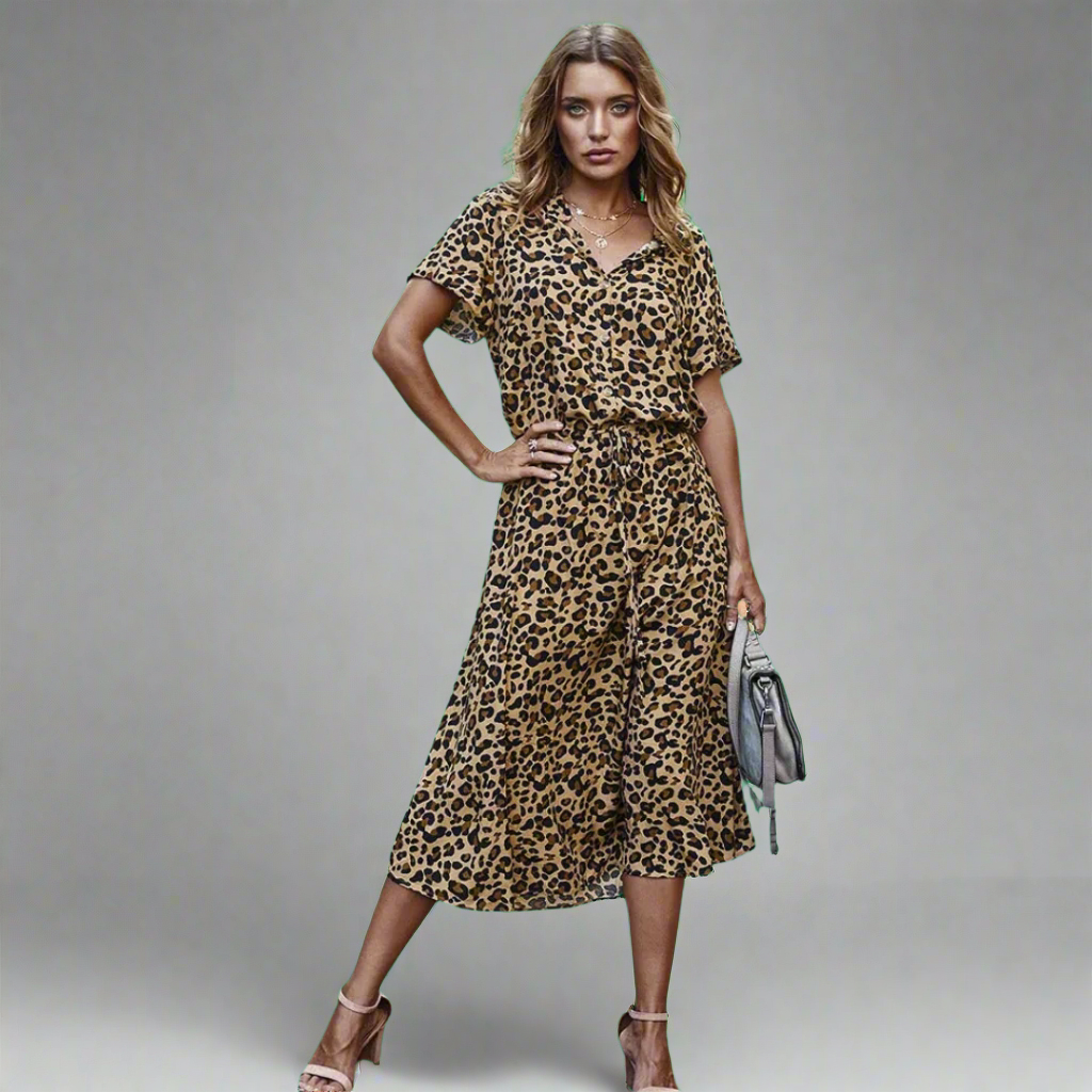 Rochie de Vară Fabricată din Țesătură Exquisită