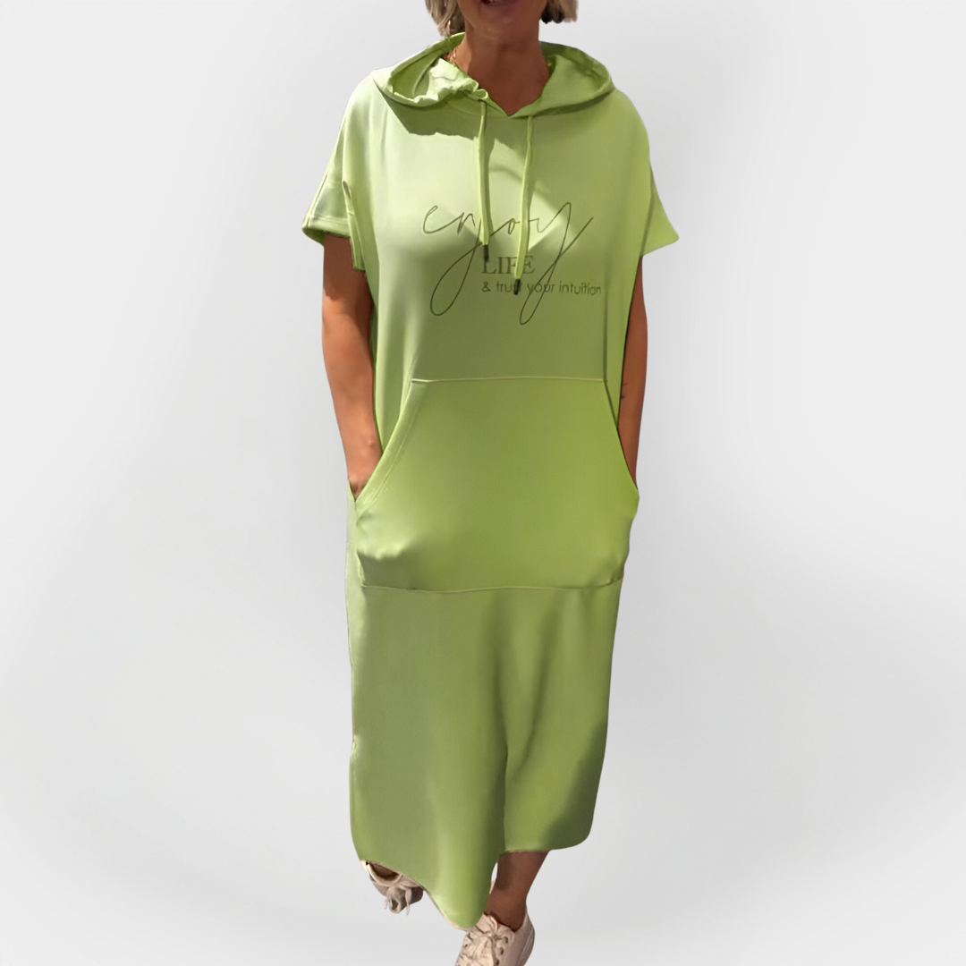 Rochie Zilnică cu Glugă