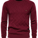 Cămașă pentru bărbați cu design în carouri V2