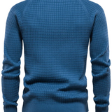 Pulover cu model în carouri pentru bărbați