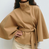 Lusana - Palton elegant cu curea