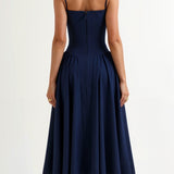 Odette Élégance | Rochie midi cu corset structurat