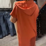 Saskia™ | Rochie casual cu glugă