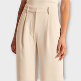 Pantaloni Tailored cu Picior Larg