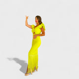 Lucía - Rochie flamenco neon