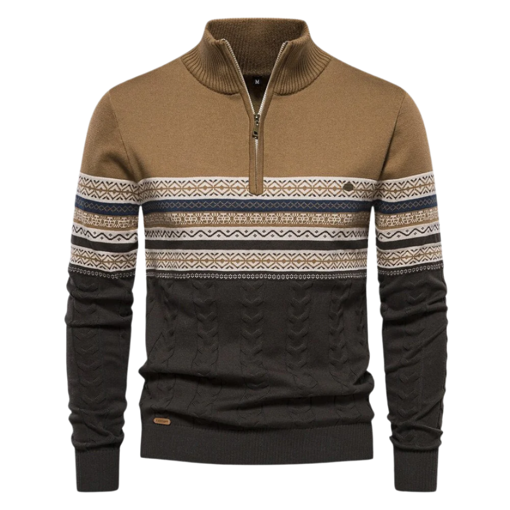 Frederico Tricou din bumbac cu fermoar și model