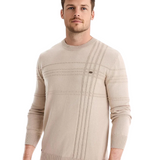 Pulover pentru bărbați cu design în carouri