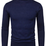 Pulover elegant cu guler înalt