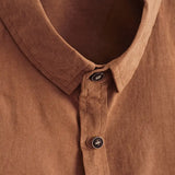 Cămașă casual din bumbac cu mânecă scurtă