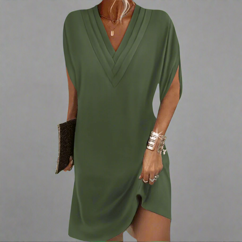 Rochie elegantă dintr-un material excepțional