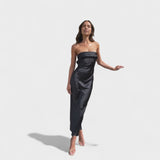 Carmen | Rochie din satin fără mâneci