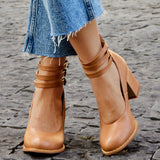 Casilda | Sandale simple cu curea la gleznă și talpă groasă