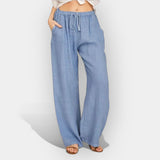 Pantaloni de in pentru vară, ușori