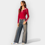 Jeans cu Talie Mică