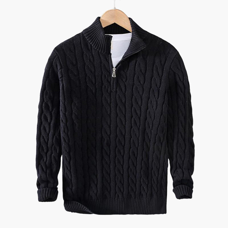 Pulover Mihai cu Fermoar Zipped