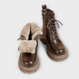 Flávia - Botine din piele pentru femei