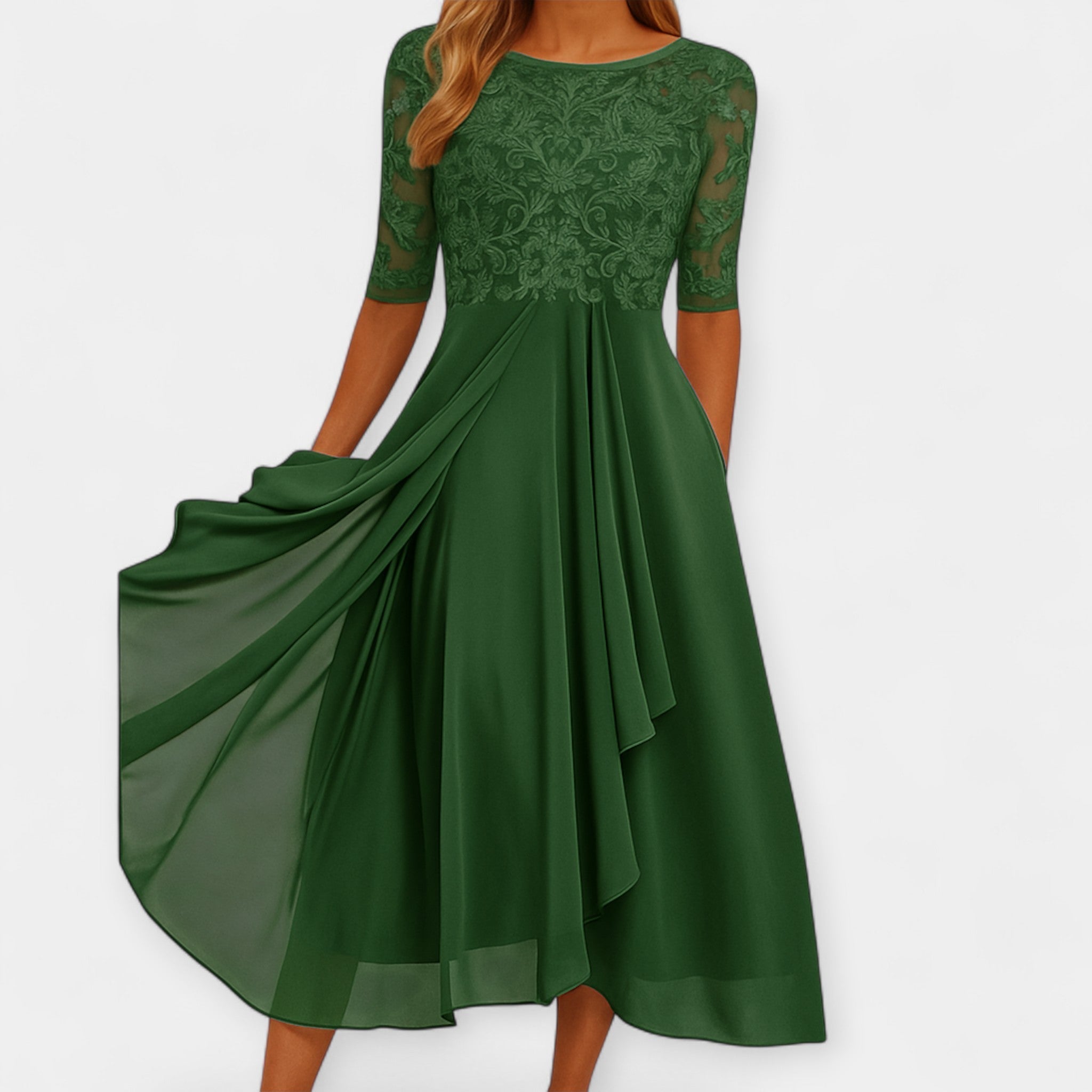 Rochie Midi Elegantă