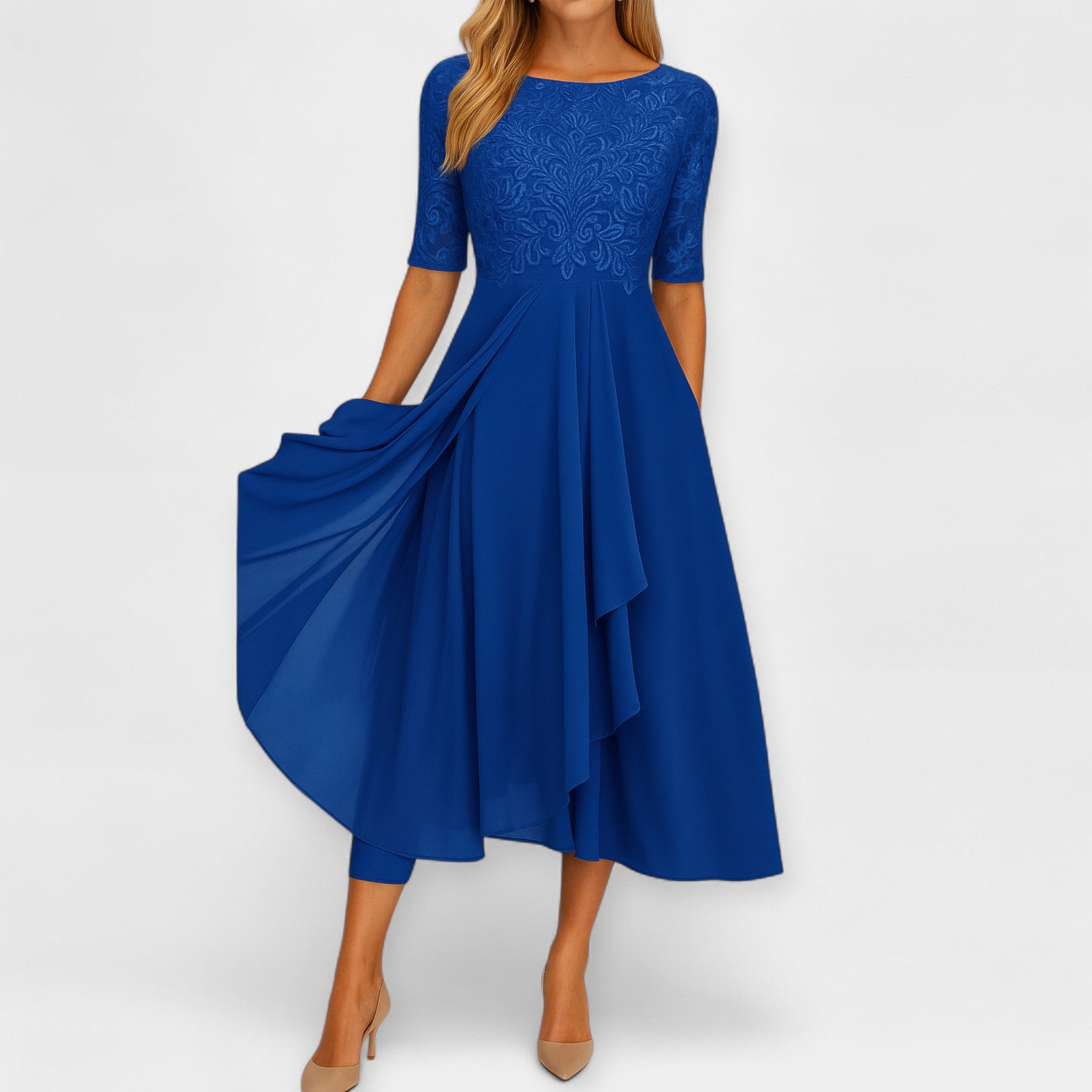 Rochie Midi Elegantă