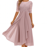 Valentina | Rochie Dantelă, Mâneci 3/4