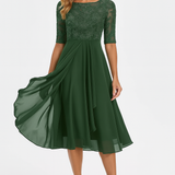 Valentina | Rochie Dantelă, Mâneci 3/4