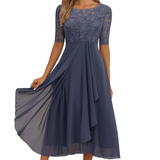 Valentina | Rochie Dantelă, Mâneci 3/4