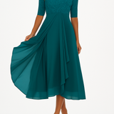 Valentina | Rochie Dantelă, Mâneci 3/4