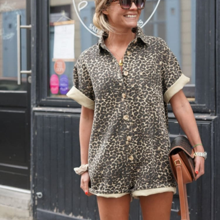 Nikki | Rochie-Camasa Casual cu Accente Sălbatice