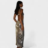 Rochie de gală Sparkle Silver - Ediția de noapte