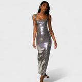 Rochie de gală Sparkle Silver - Ediția de noapte