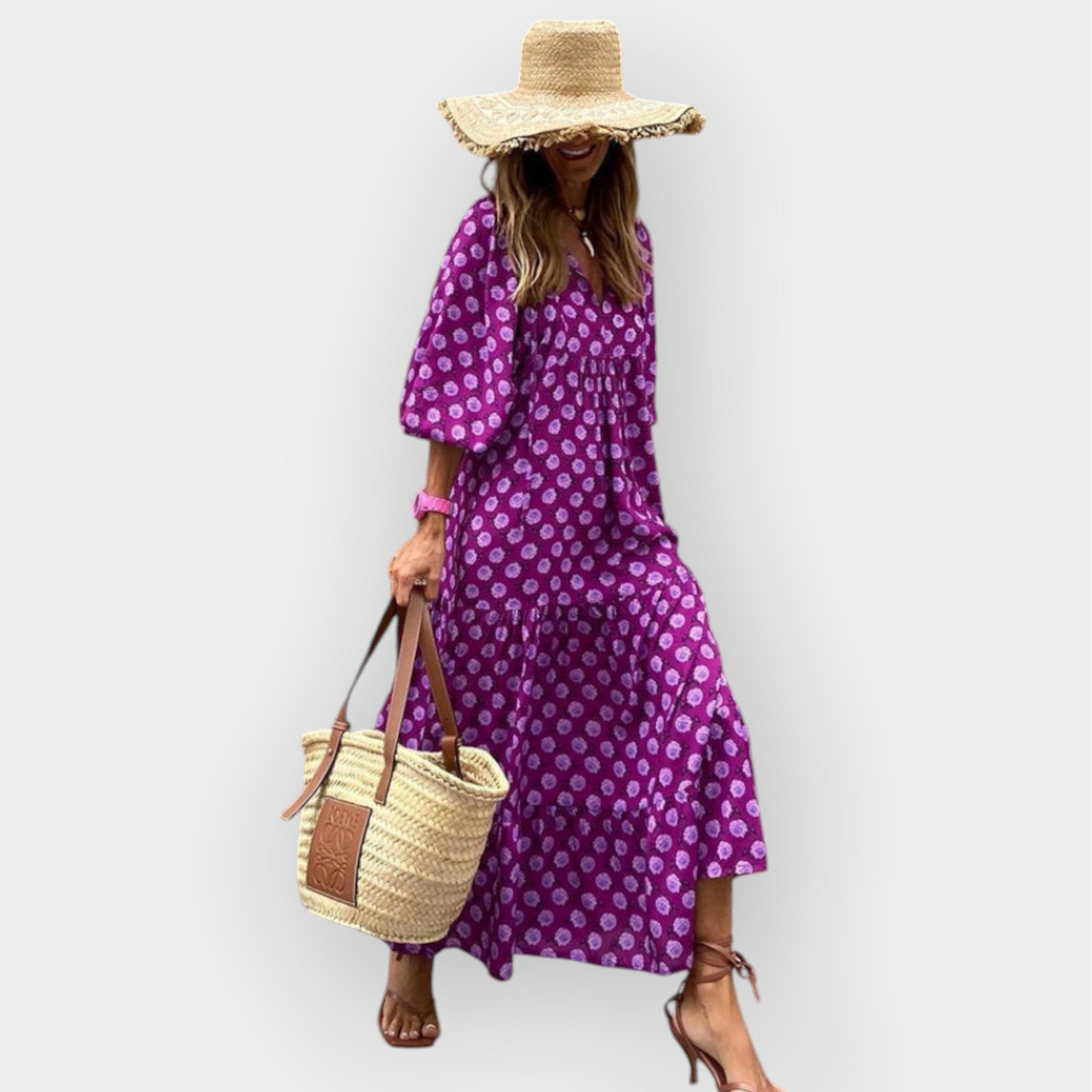 Rochie cu Design Floral