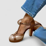 Criselmara™ | Sandale cu toc elegante și confortabile