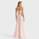 Verona - Rochie maxi din dantelă florală