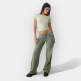 Jeans cu Talie Mică