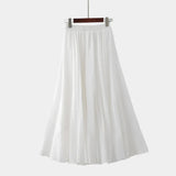 Fusta Elegantă cu Talie Înaltă