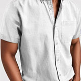 Cămașă elegantă cu mânecă scurtă