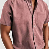 Cămașă elegantă cu mânecă scurtă