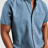 Cămașă elegantă cu mânecă scurtă