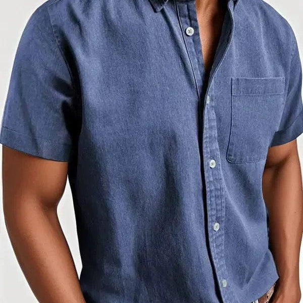 Cămașă elegantă cu mânecă scurtă