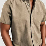 Cămașă elegantă cu mânecă scurtă