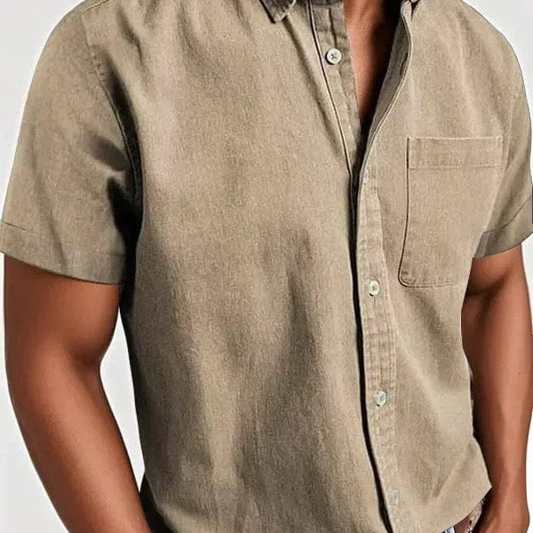 Cămașă elegantă cu mânecă scurtă