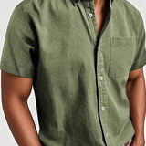 Cămașă elegantă cu mânecă scurtă